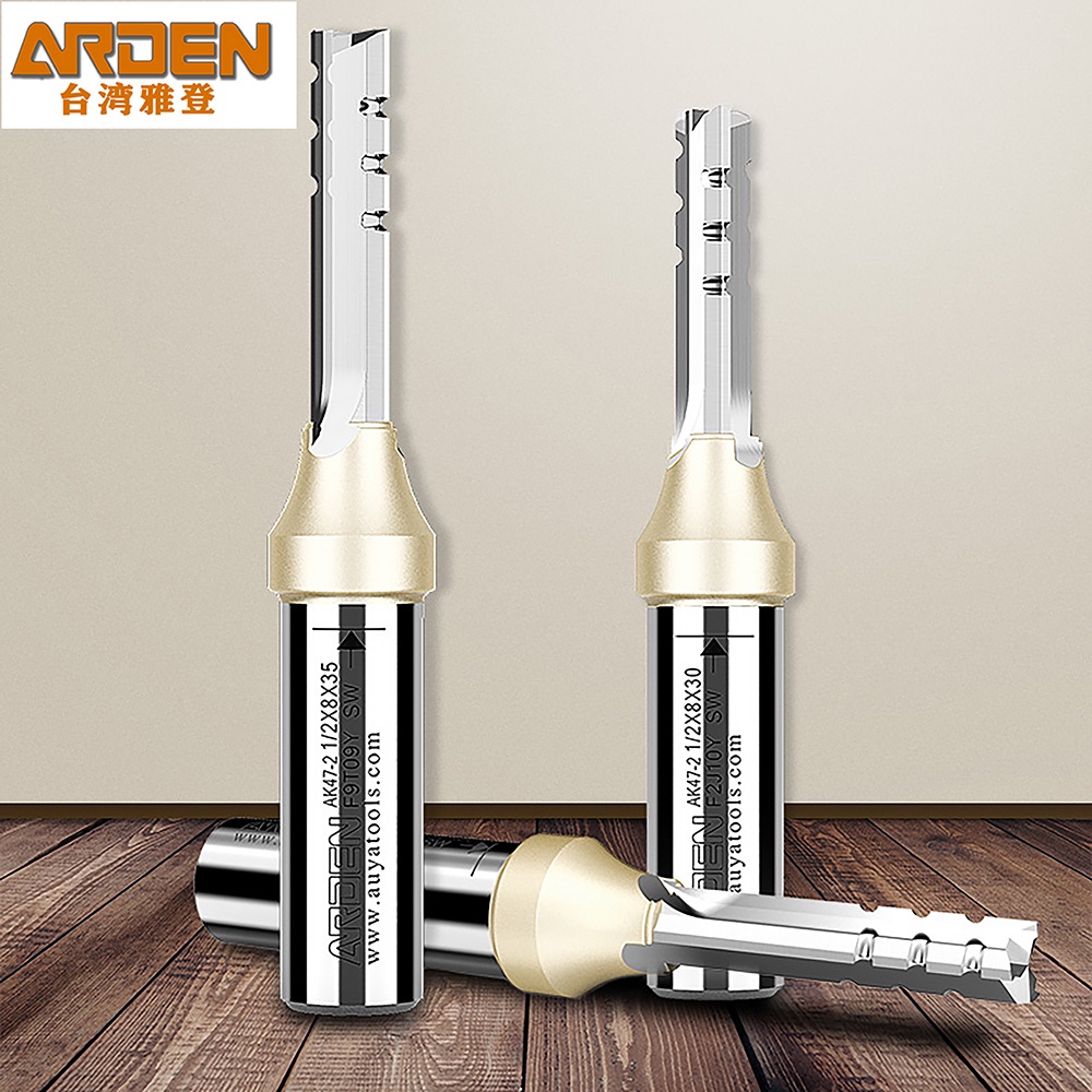 Cnc Router Bit - Arden 3 Flutes TCT Straight Router