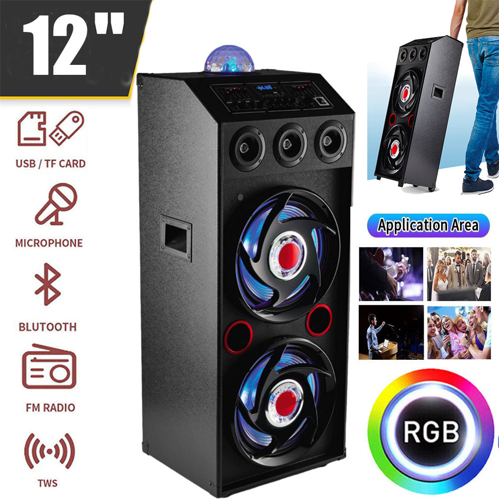 Laser Power Supply 60W - 5000W Portable Bluetooth Party Speaker DJ