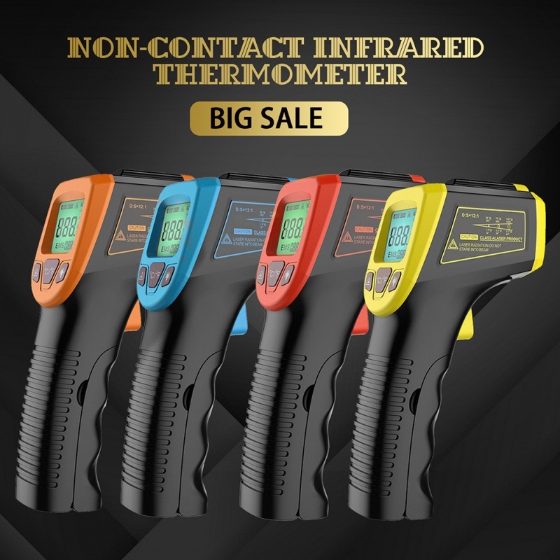 Industrial Laser Gun - Industrial Non-Contact Infrared Thermometer Temperature Gun