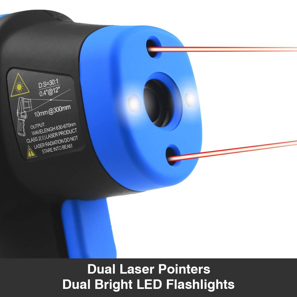 -50℃ to 1500℃ Laser Thermomete - Industrial Laser Gun review and price