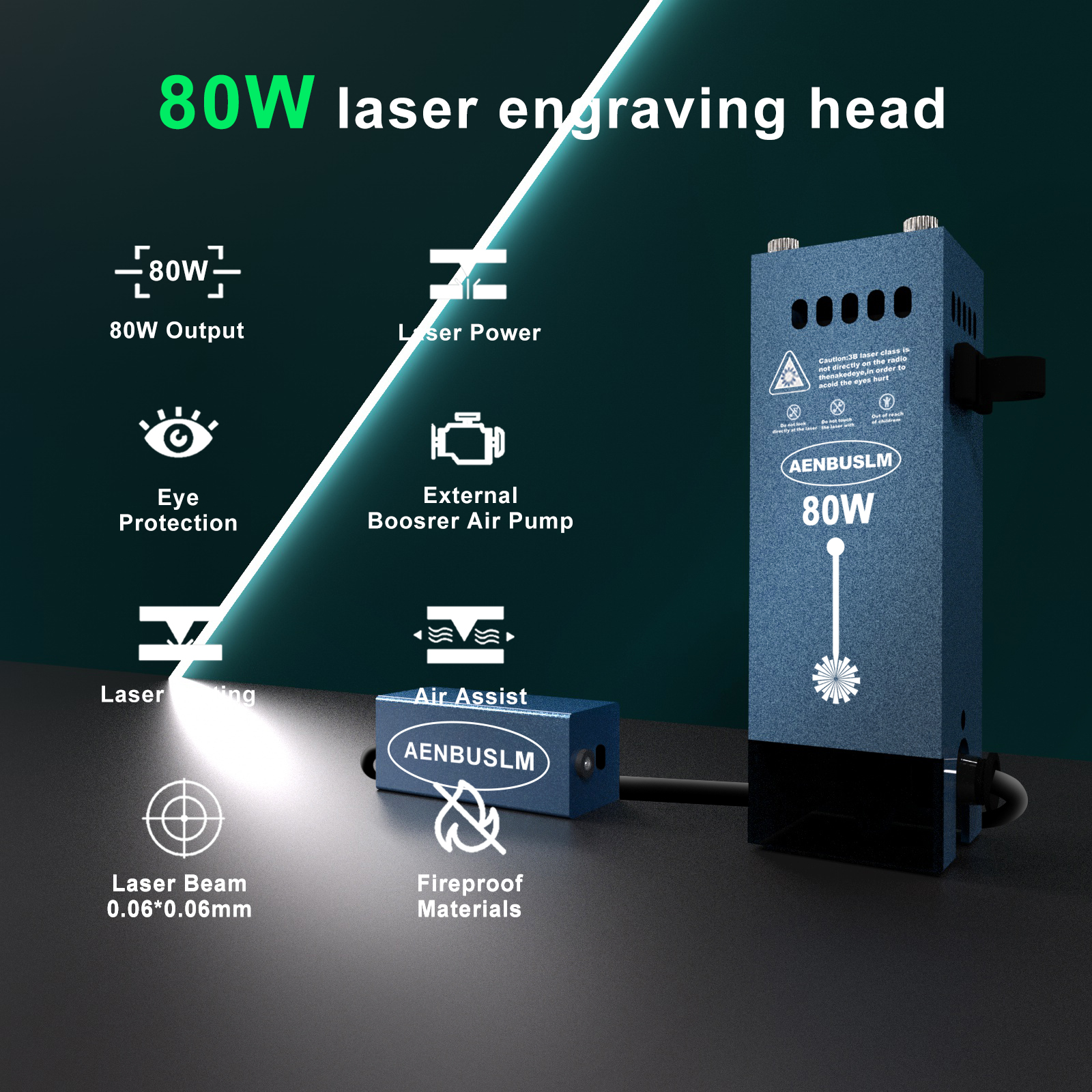 AENBUSLM 80W Laser Engraving H - Industrial Laser Tool review and price