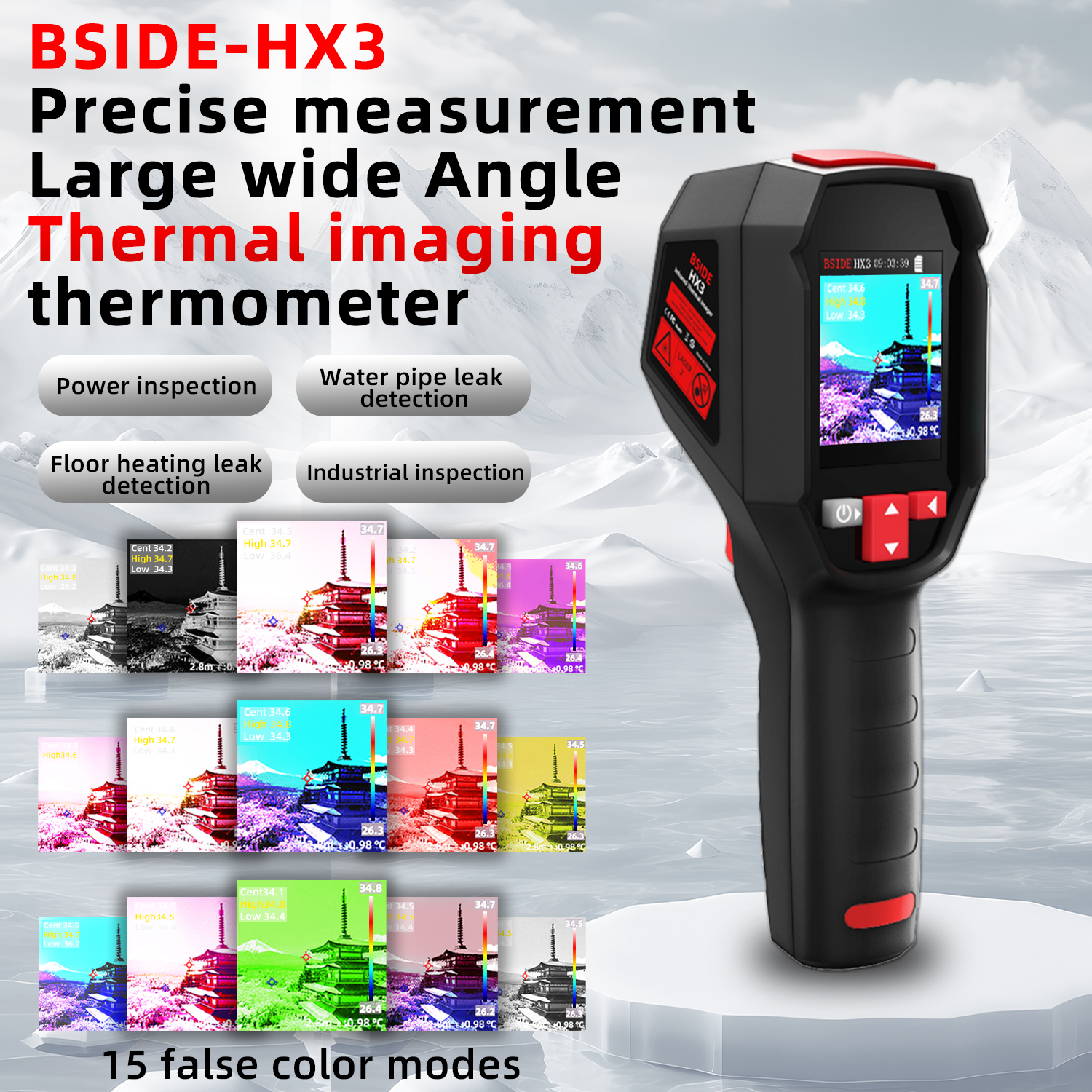 BSIDE Thermal Imaging Camera 2 - Industrial Laser Measurement review and price