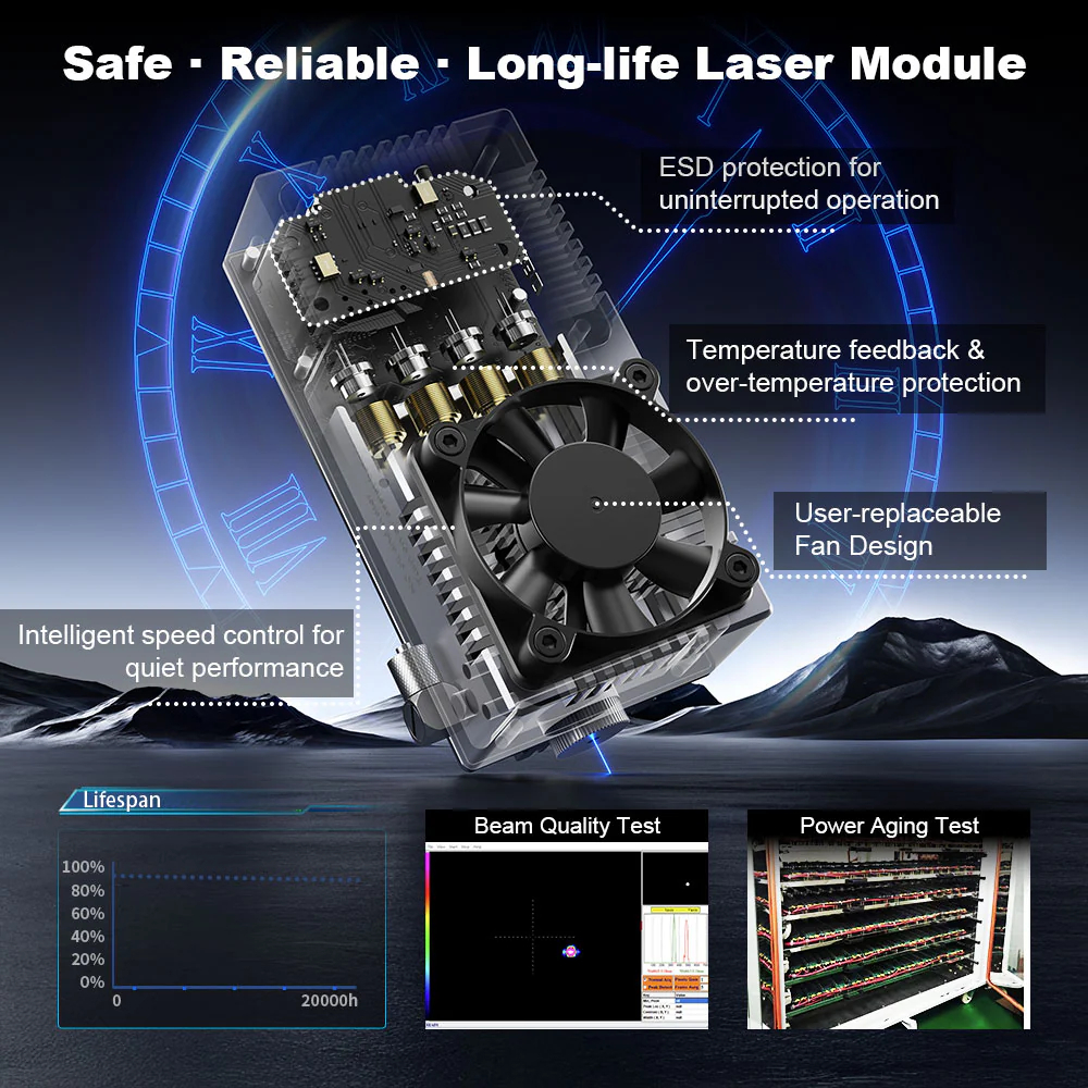NEJE Max4 V2 E80 80W Laser Eng - Industrial Grade Laser Cutter review and price