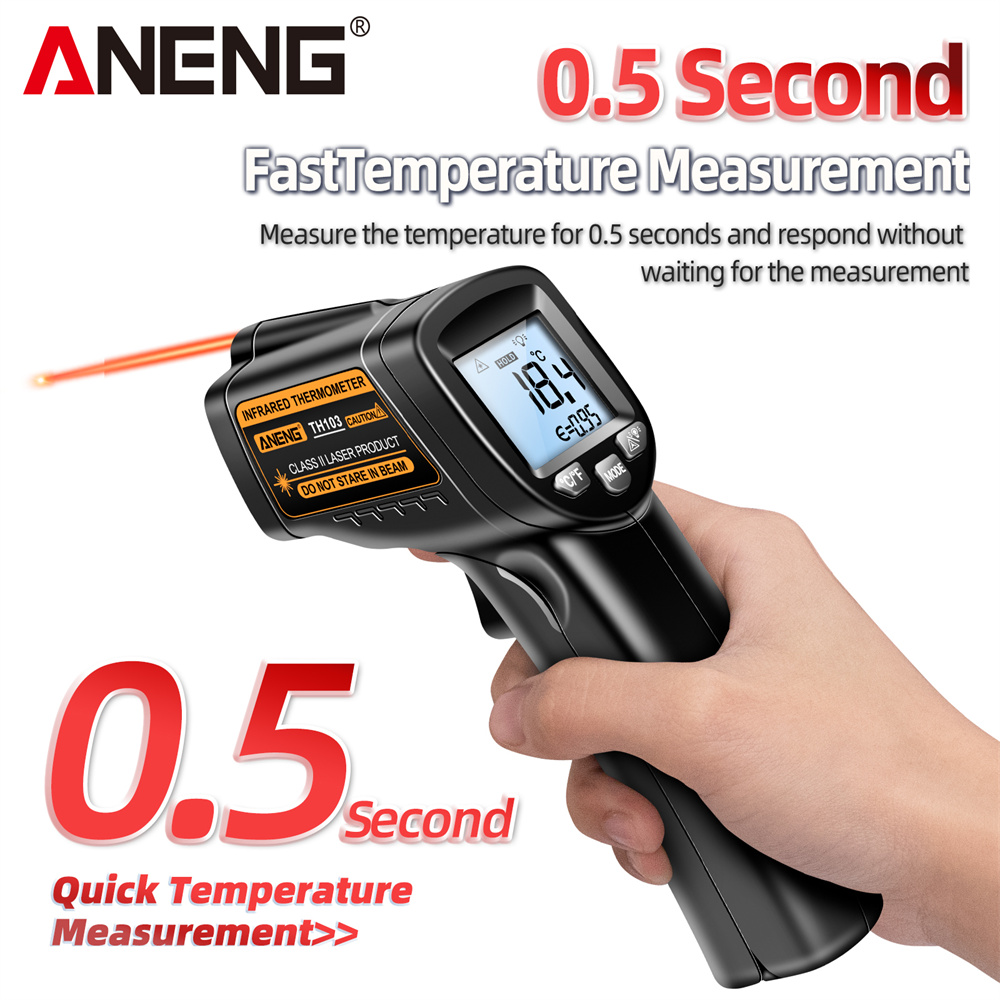 Infrared Laser Thermometer Ind - Industrial Laser Gun review and price