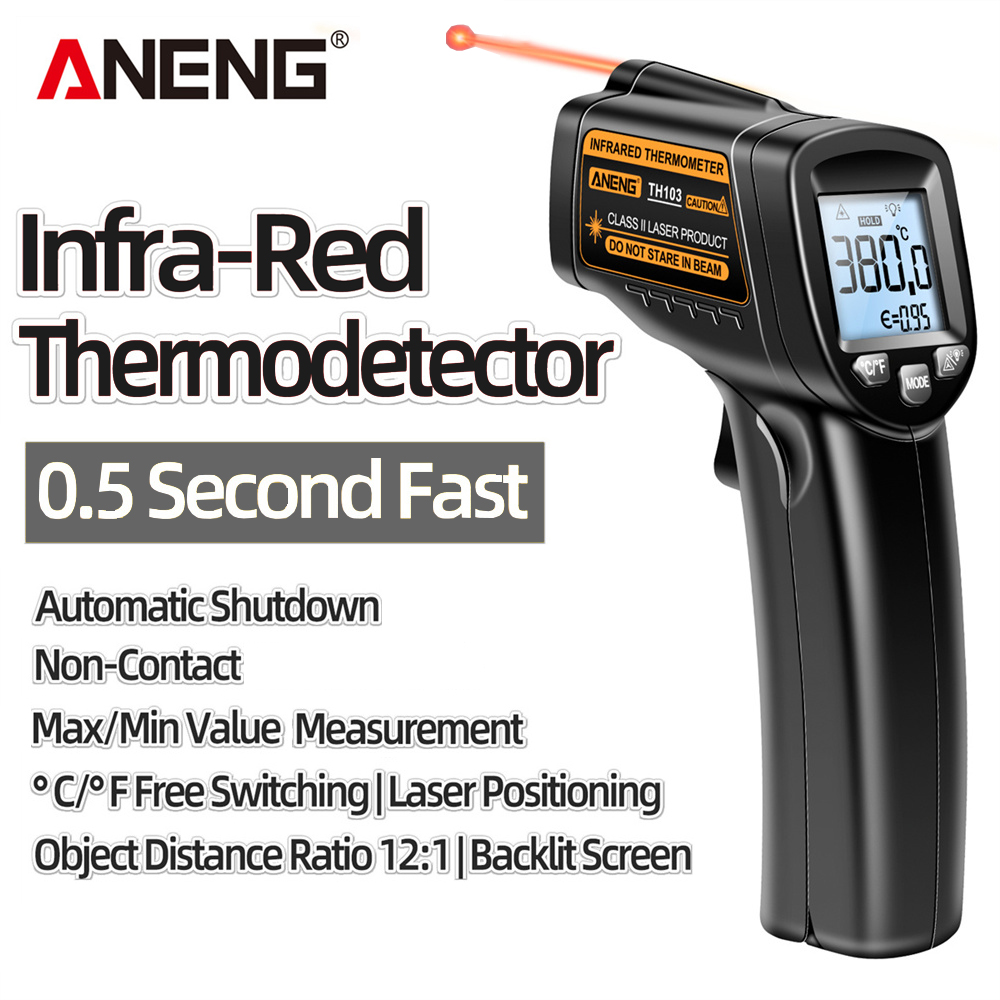Infrared Laser Thermometer Ind - Industrial Laser Gun review and price