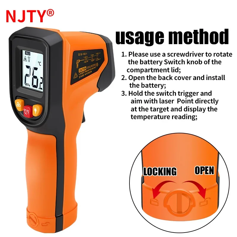 T400 T600 Digital Infrared The - Industrial Laser Gun review and price