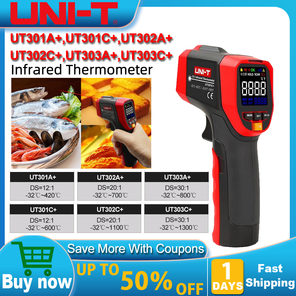 UNI-T UT301A+ UT301C+ Non Cont - Industrial Laser Gun review and price