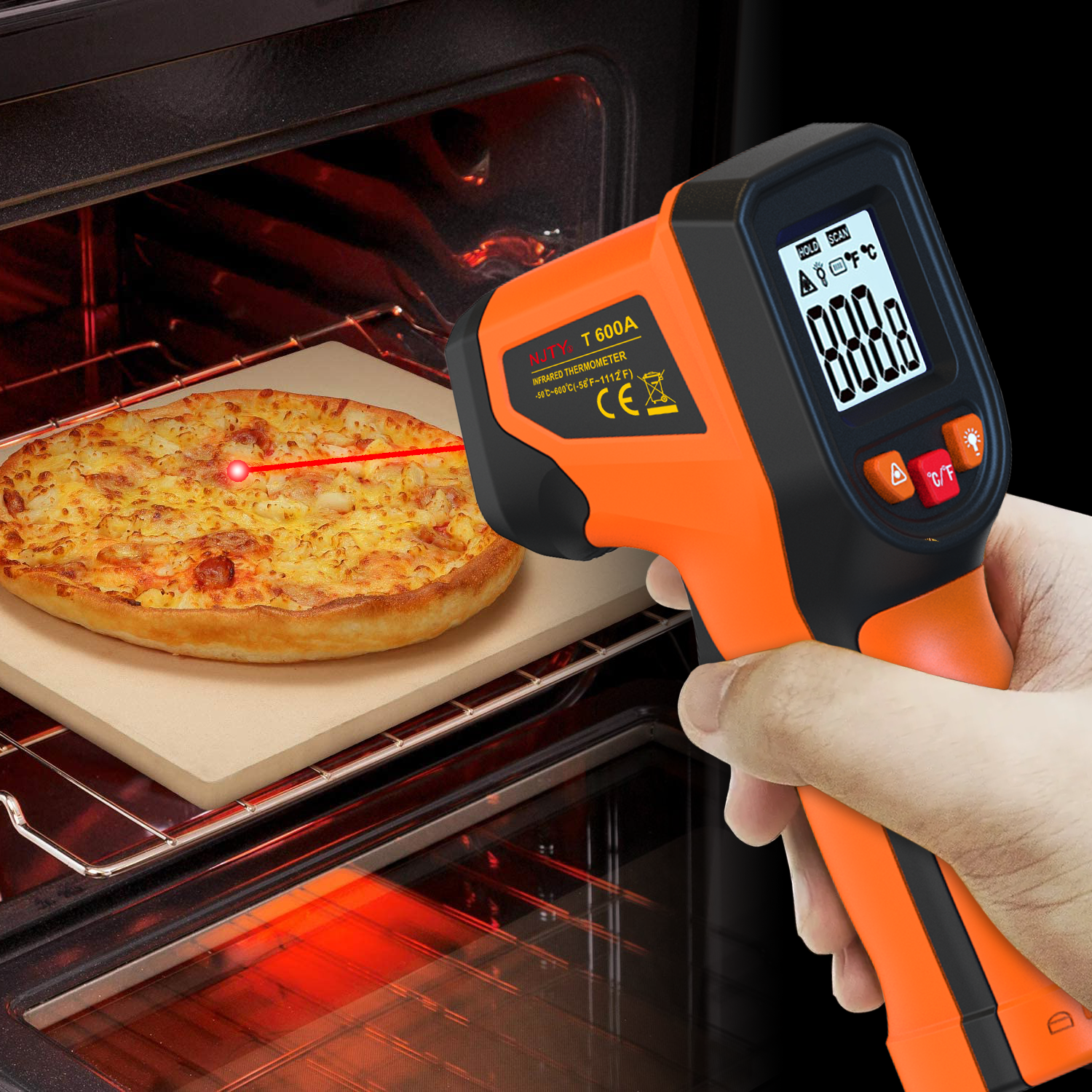 NJTY T600T600A Laser Temperatu - Industrial Laser Gun review and price