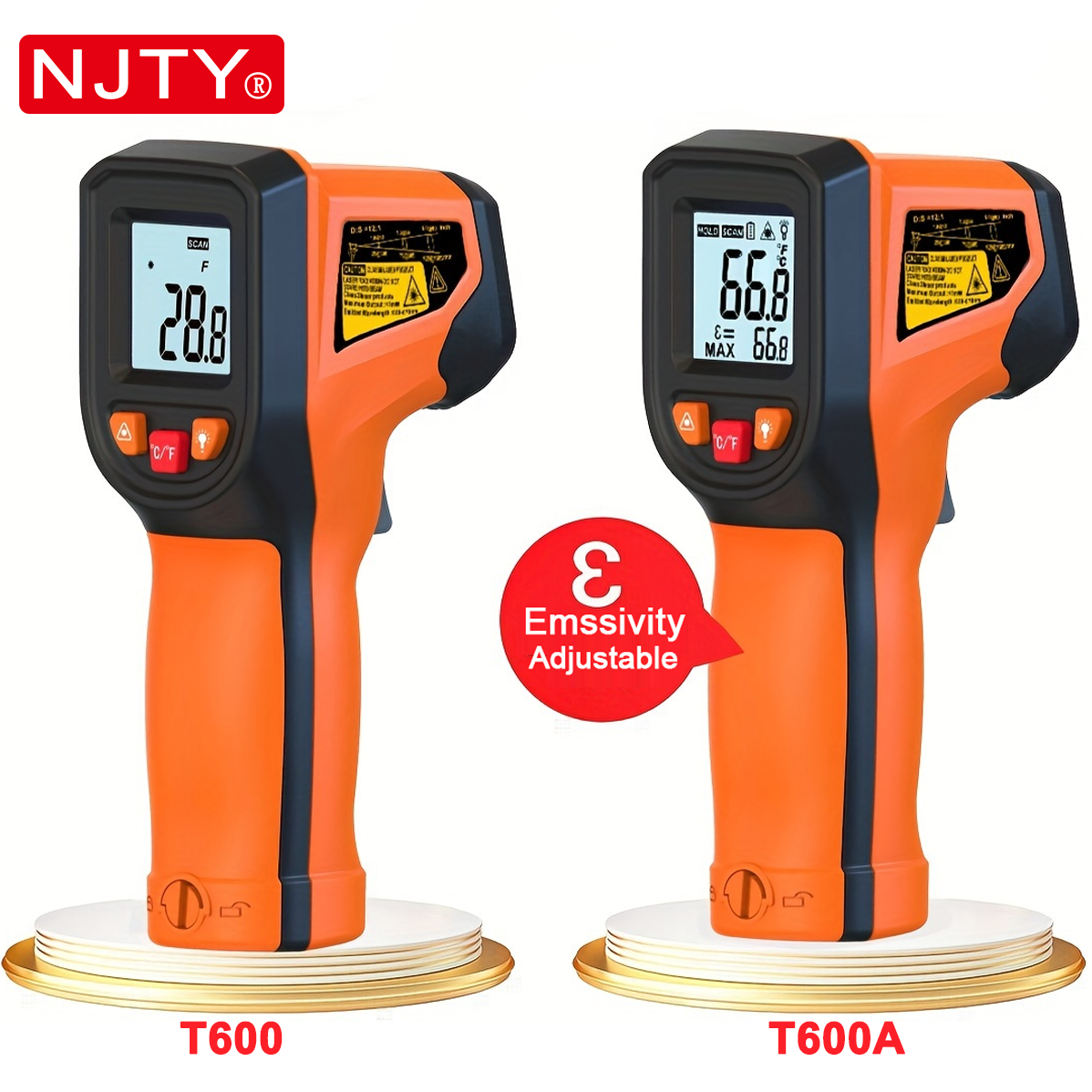 NJTY T600T600A Laser Temperatu - Industrial Laser Gun review and price