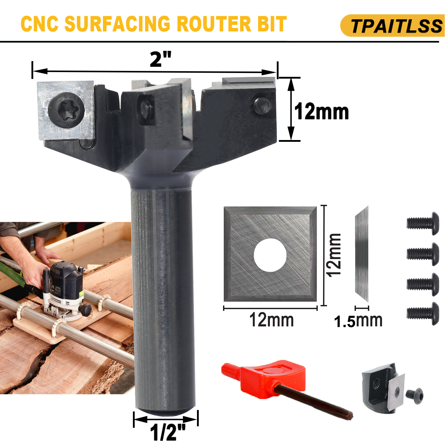 CNC Spoilboard Surfacing Route - Cnc Router Bit review and price