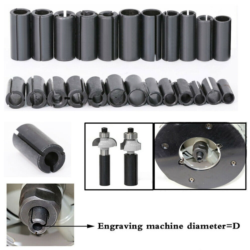Router Bit Adapter Collet 6 6. - Cnc Router Bit review and price