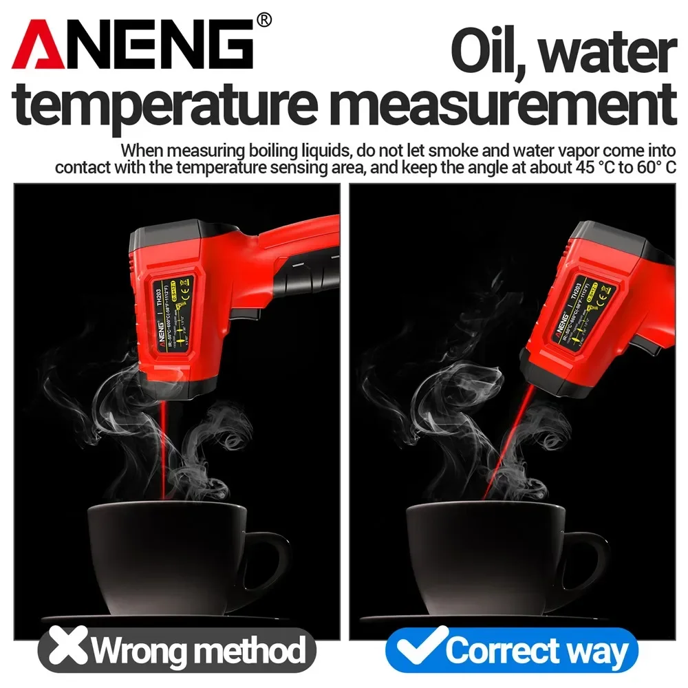 Infrared thermometer -50℃~600℃ - Industrial Laser Gun review and price
