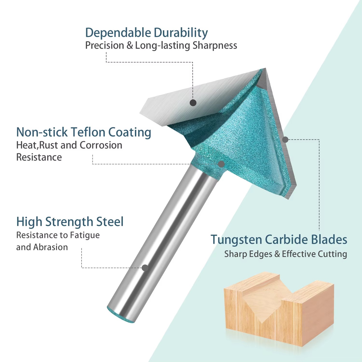 6mm V Bit CNC Solid Carbide En - Cnc Router Bit review and price