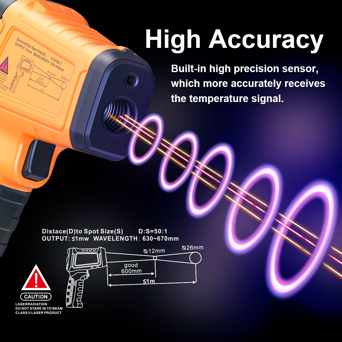 DT1000 DT1600 Infrared Thermom - Industrial Laser Gun review and price