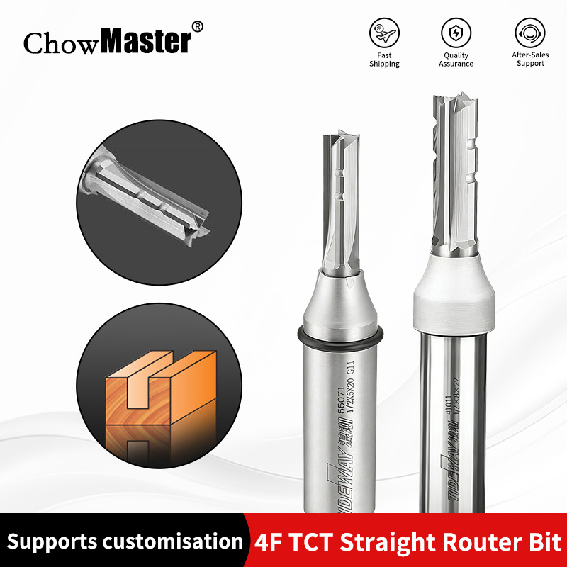 Chowmaster 4 Flutes TCT Straig - Cnc Router Bit review and price