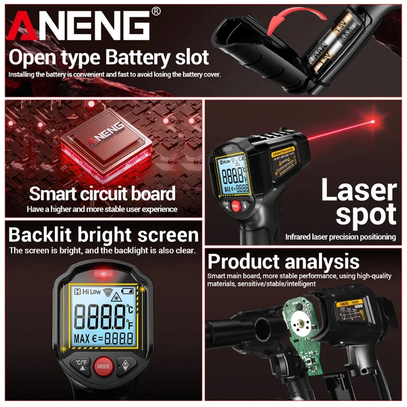 ANENG TH202 Industrial Handhel - Industrial Laser Gun review and price