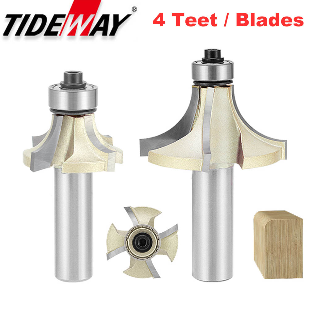 Tideway 4 Blades Round Corner  - Cnc Router Bit review and price
