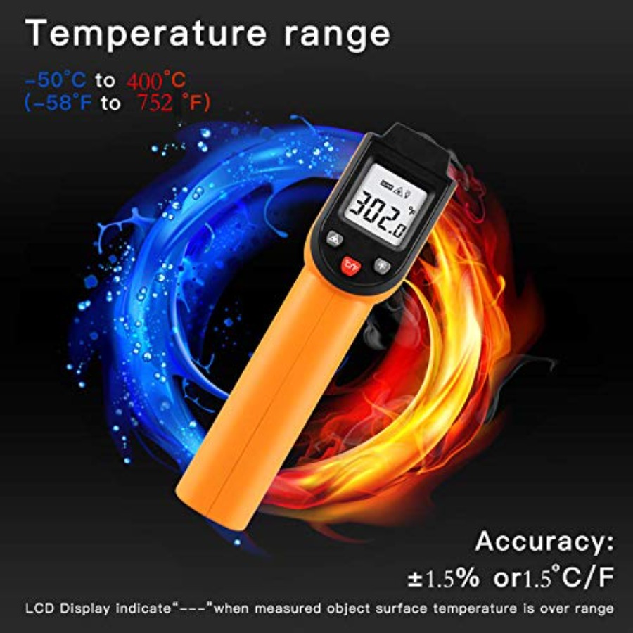 Laser Infrared Thermometer Non - Industrial Laser Gun review and price