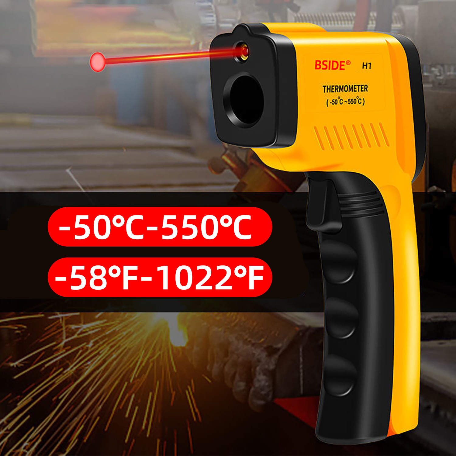 Digital Infrared Thermometer - - Industrial Laser Gun review and price