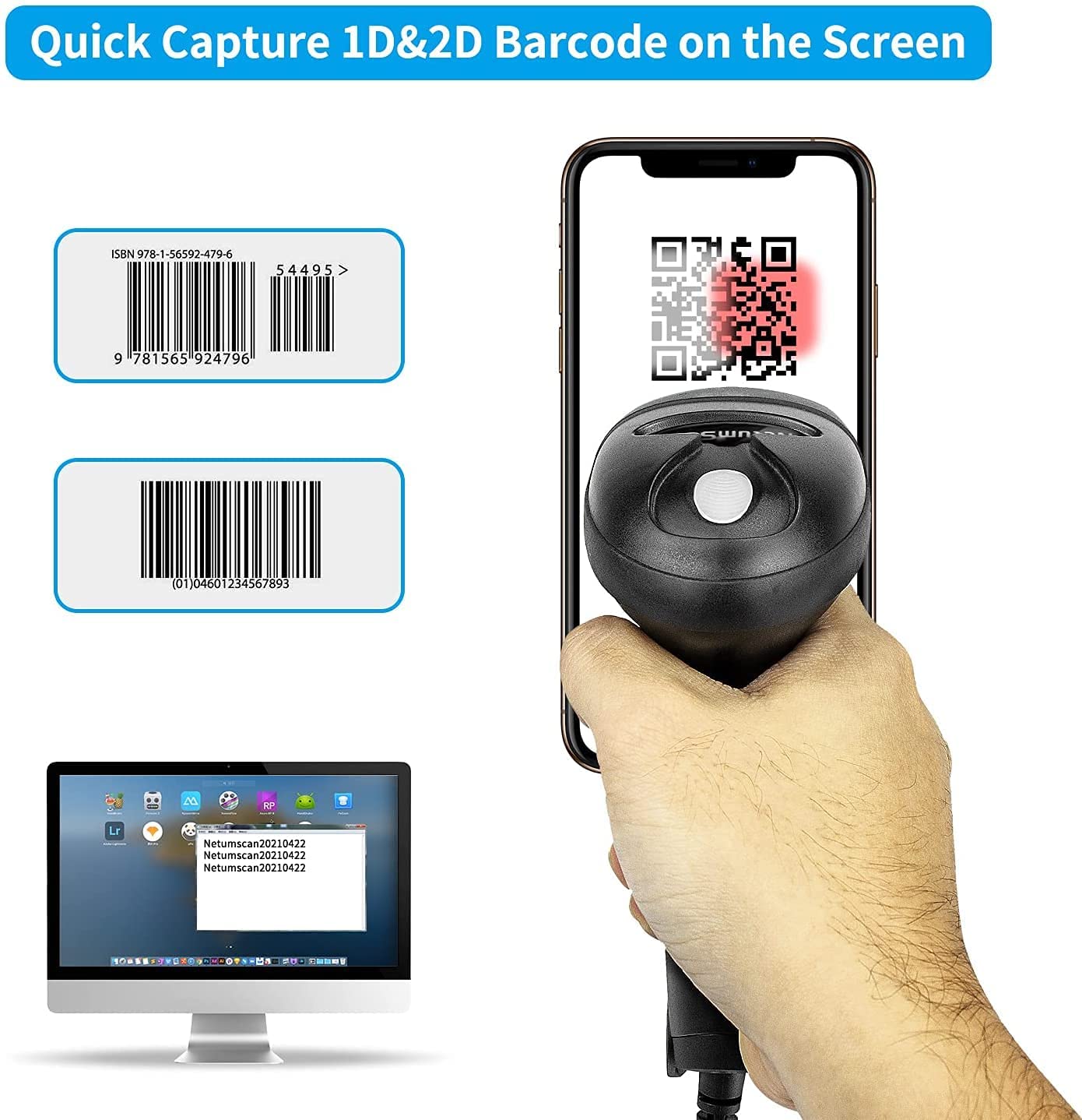 NETUM L5 Wired 2D Barcode Scan - Industrial Laser Beam review and price