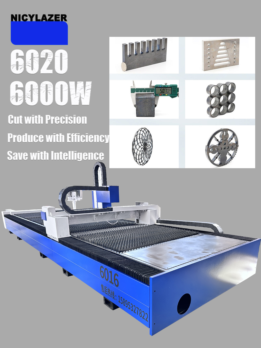 CNC 6000W 6020 Fiber Laser Cut - Industrial Laser Metal Cutter review and price