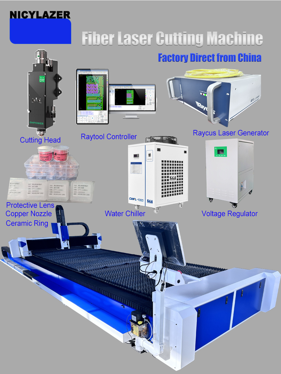 CNC 6000W 6020 Fiber Laser Cut - Industrial Laser Metal Cutter review and price