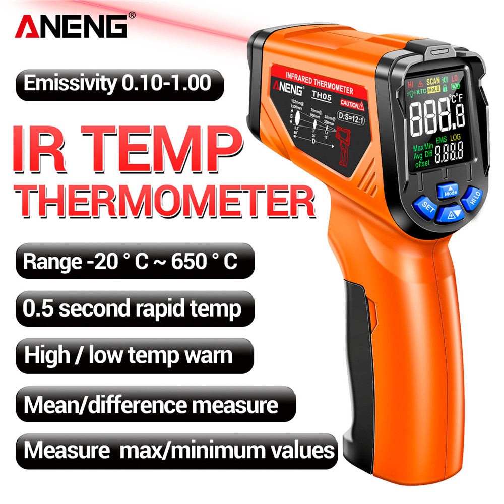ANENG TH05 Infrared Thermomete - Industrial Laser Gun review and price