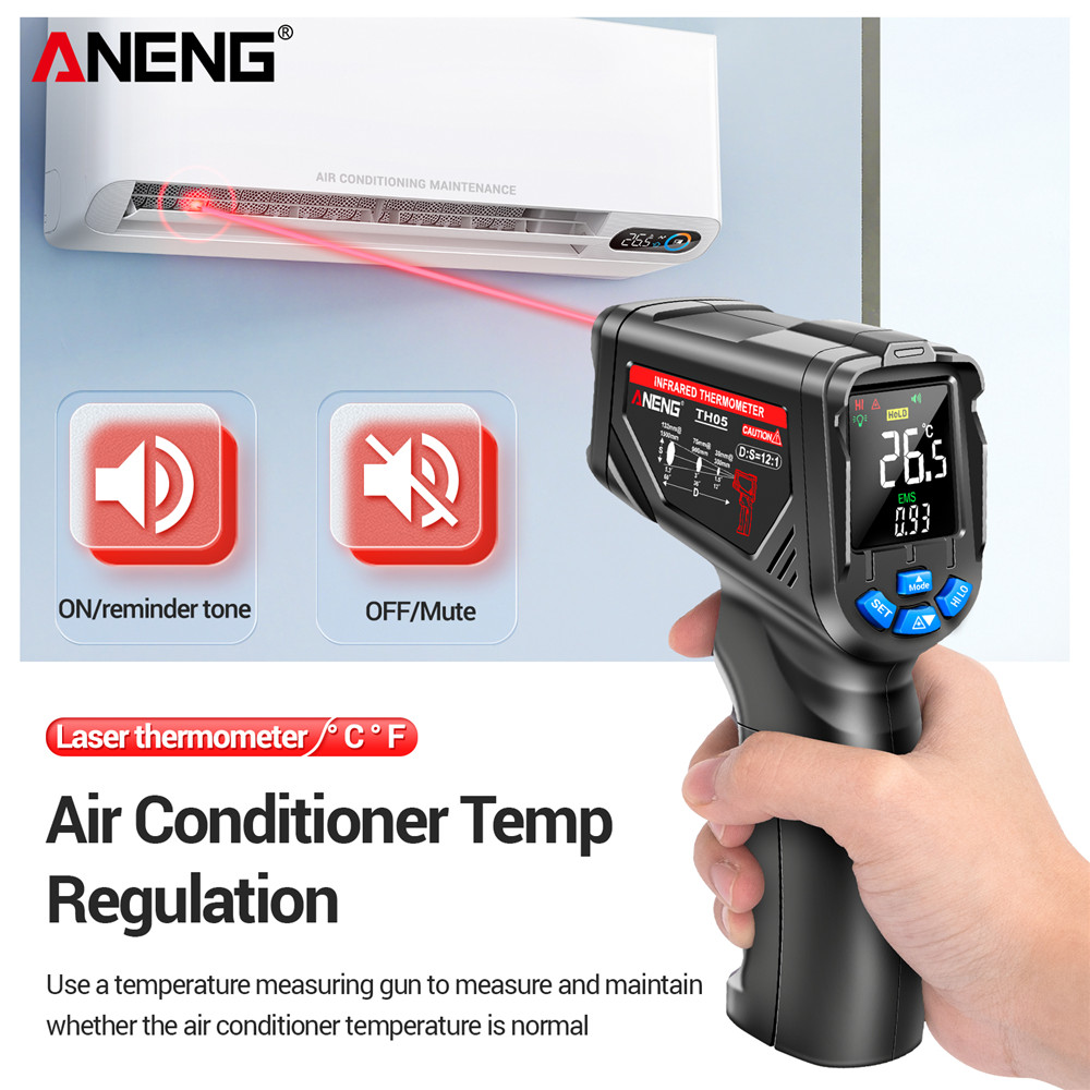 ANENG TH05 Infrared Thermomete - Industrial Laser Gun review and price